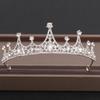 DIEZI Elegant Luxury Girls Crystal Bridal Tiara Crown Birthday Party New Fashion Bride Queen Headbands Hair Jewelry Accessories