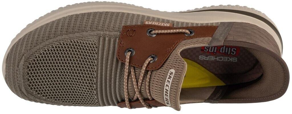 Skechers Delson 3 0 Slip-ins Grey Brown Vegan Sneakers