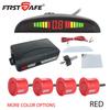 FirstSafe Car Parking Sensor Kit LED Display With 22mm 4 Sensors Radar Detector System Universal All Car