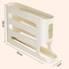 4 Tier Fridge Egg Rack Automatic Rolling Egg Holder Storage Box Container Kitchen Refrigerator Egg Dispenser Fridge Organizer