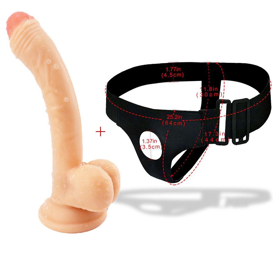 Umschnalldildo, verstellbar, realistischer Penis, MoDi, Sexspielzeug für lesbische Paare, Frau, Erwachsene, Erotikspielzeug, Sexshop