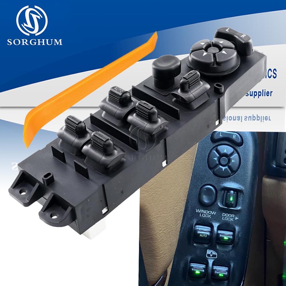56009449AC Master Power Window Control Switch For Jeep Cherokee Limited 4 Door 2001 XJ Series Left 4 Door 68171681AA 56009449AB 56009449AC
