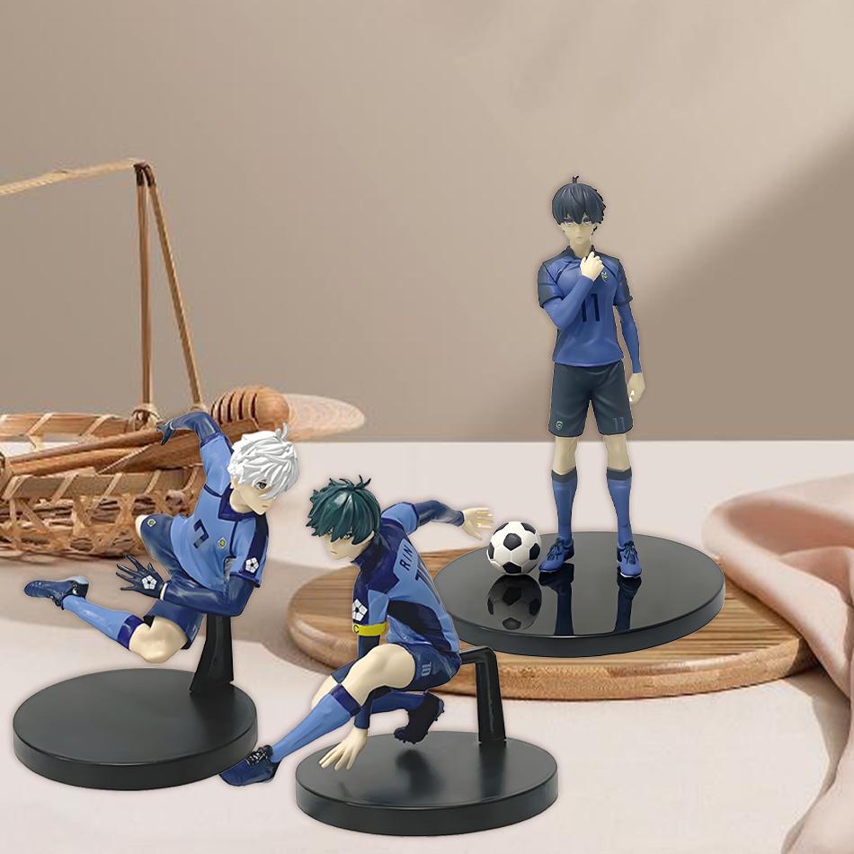 Blue Lock Anime Figure Isagi Yoichi Chigiri Hyoma Bachira Meguru Nagi Seishiro Action Figures Collection Model Figurine Doll Toy