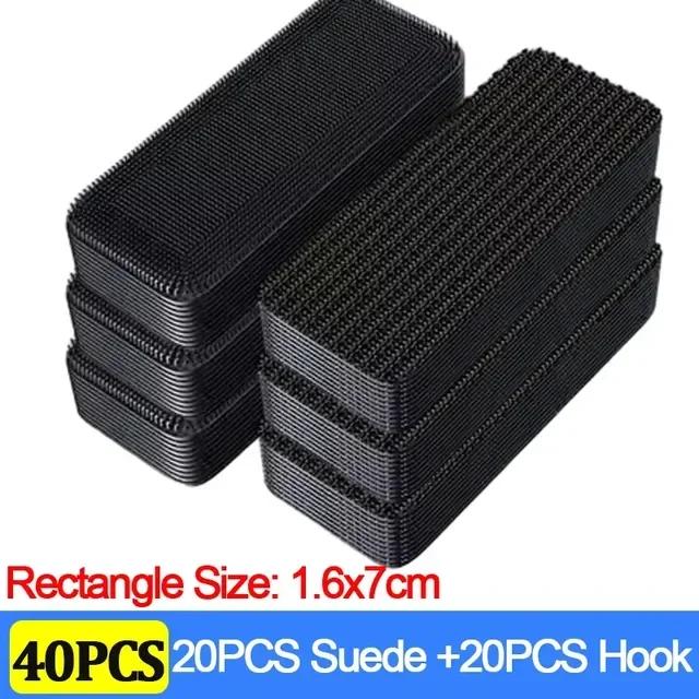 Self Adhesive Fastener Tape Extra Strong Carpet Fixing Sticker Double Side Hook-and-loop Fastener Auto Adhesive Tape Fixe