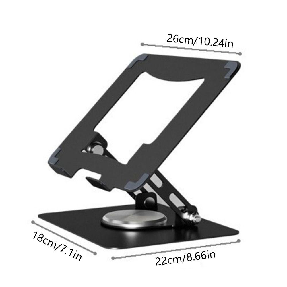 Adjustable Tablet Holder 360 Rotating Base Computer Riser Multi-Functional Laptop Bracket for Desk