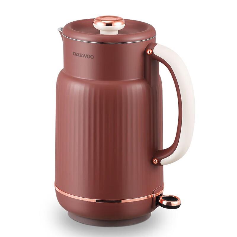 DAEWOO 1.5L 304 Stainless Steel Electric Kettle CN Plug (adapter Included)