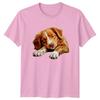 Sleeping Dog Puppy Dogs Animals Unisexs TShirt Unisexs Tee Graphic Unisex Top
