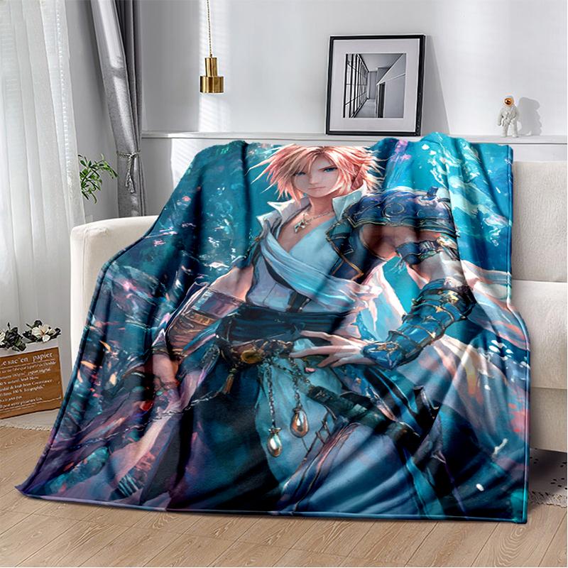 29 Style New Sephiroth Final Fantasy Games Cloud Tifa Aerith Blanket,Soft Throw Blanket for Home Bedroom Bed Sofa Cover Kids