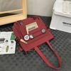 Japanese tooling retro shoulder bag female college students class commuter backpack large capacity portable tutoring bag messenger bag
