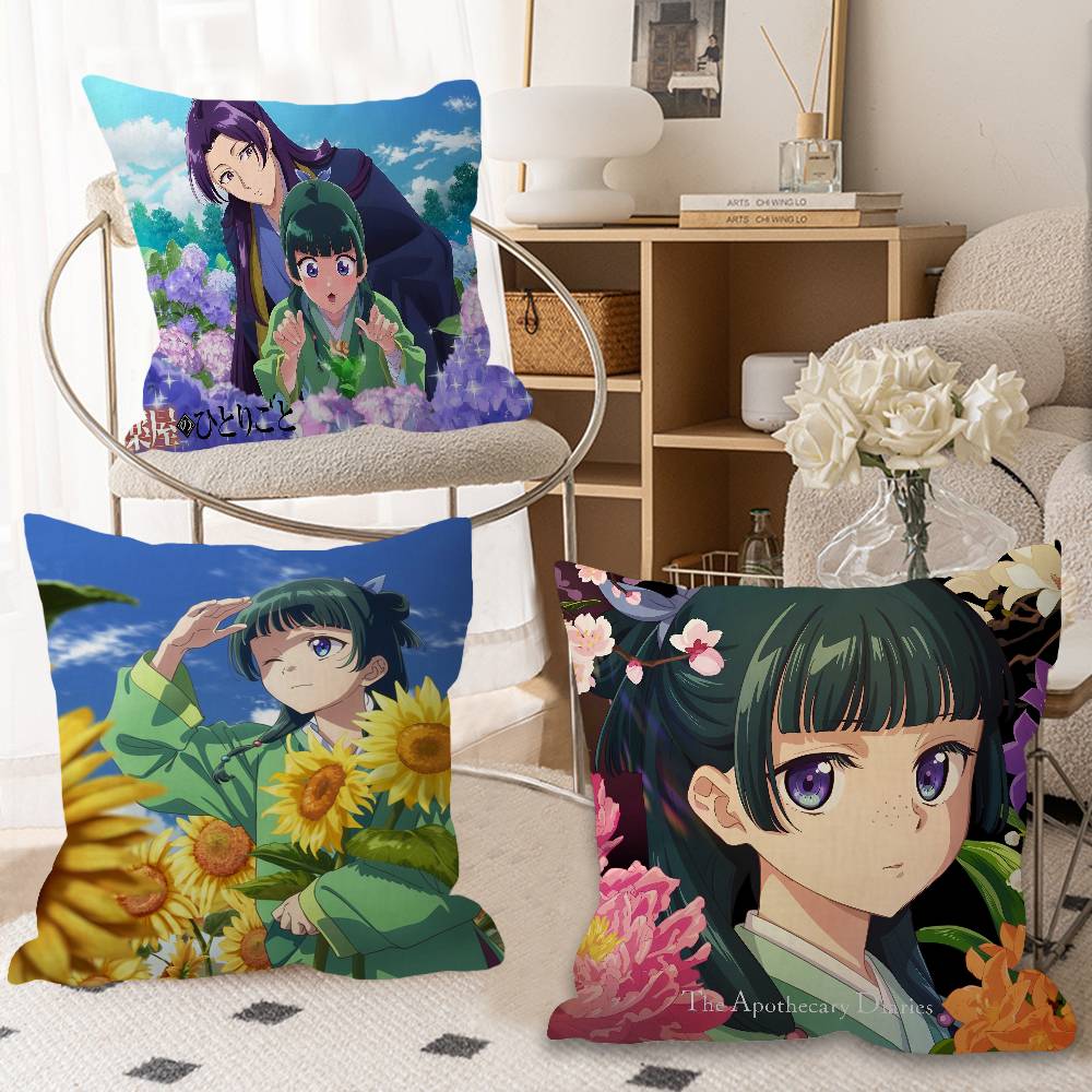 TThe Apothecary Diaries Pillow Cover for Bedroom Room and Living Room Sofa Decorative Cushion Cover