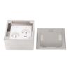 Recessed Floor Outlet 2500W 16A 2 Sockets 1 USB 1 Computer Port Embedded Floor Power Outlet