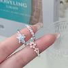 Color Enamel Star Flower Bead Open Ring Women'S Niche Design Index Finger Ring Unique Stacking Ring