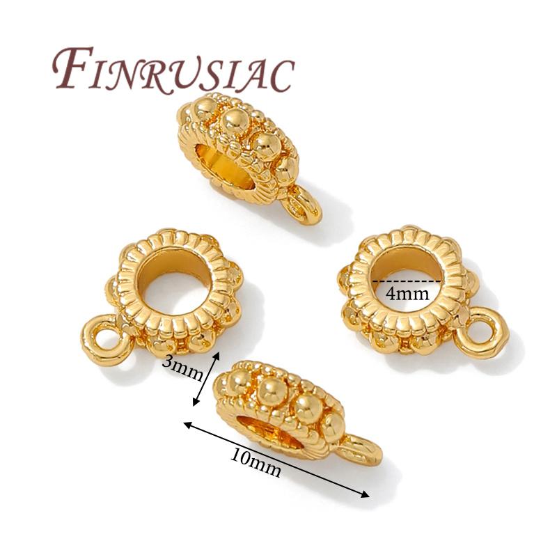 18K Gold Plated Bails,Pendant Bail,Bail Beads Charms Connectors For Jewelry,DIY Necklace/Bracelets Making Accessories