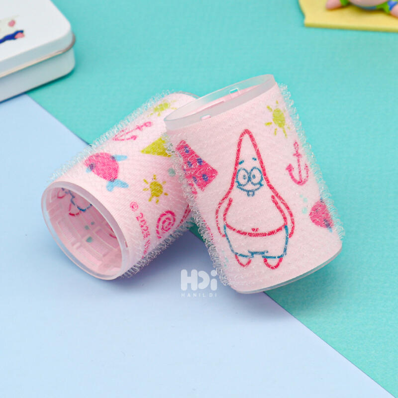 Leto SpongeBob Patrick Hair Roll Gulp 2P Set Fatty Hair Roll 2P Set SBS-TH01