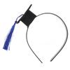 Mini Graduation Cap Headband Unique Grad Hairband for Graduation Party Dress Up and Selfie Decoration Grad Hair Accessories