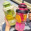 Large Capacity Sports Water Bottle Summer Drinking Water Cup Outdoor Travel Portable Gym Fitness Water Cup