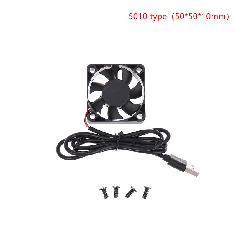 5V Børsteløs Kjølevifte USB Ruter Vifte Datakabinett TV-boks Kjølekabinett 50 mm 80 mm 90 mm 120 mm PC DIY Kjøler Stasjonær Vifte