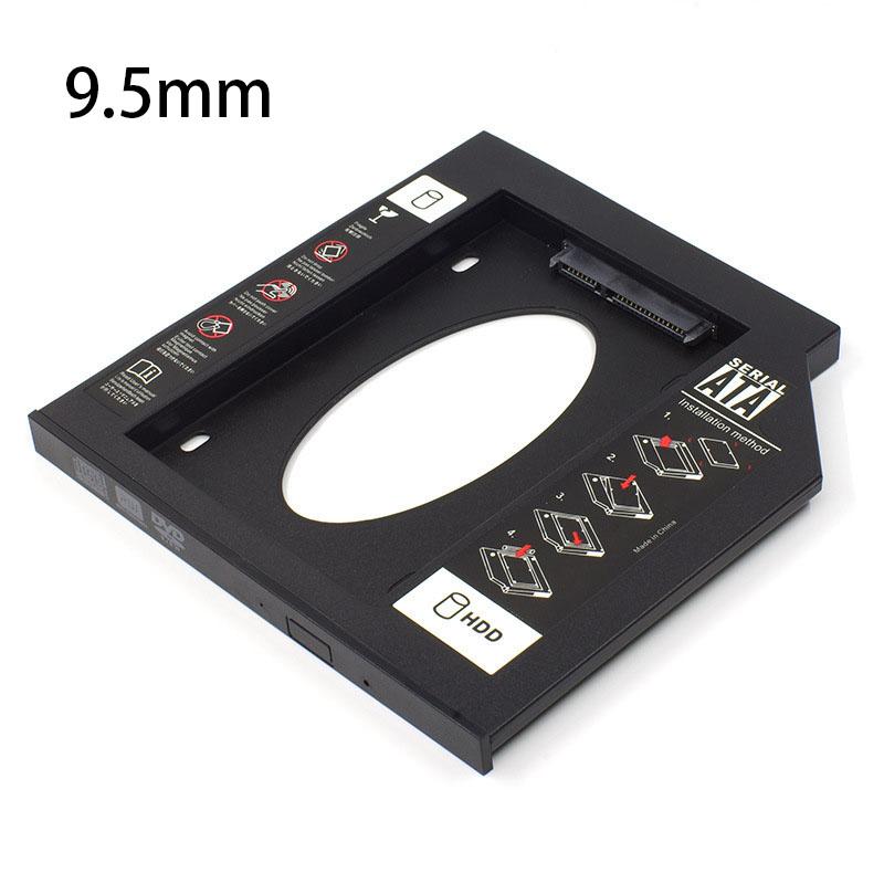 Горячая Распродажа Жесткий Диск 1ТБ 2-й HDD Caddy SATA To SATA 2.5 SSD HDD Кейс Для Ноутбука ODD DVD/CD-ROM Optibay