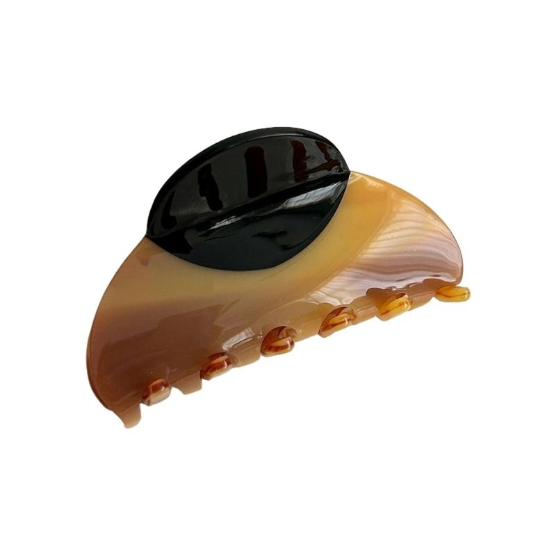 

Sophisticated Acetate Hair Claw Clip French Styles Hair Ornament For Women Fashion Barrettes Costume Hair Styling кофейный