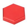 Billiard Chalk Case Magnetic Hexagonal Aluminum Single Section Pool Cue Chalk Box for Hexagonal