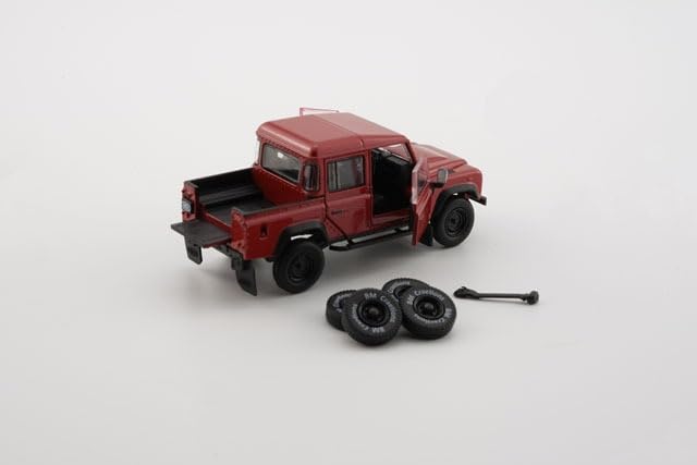 Creations Land Rover Defender 110 16 Pickup Orange Scale 64B0267 B-M (RHD) 1/64