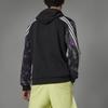 Adidas Logo Hoodie with Contrast Details Men Tops Black HU0255