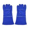 1 Pair Welding Gloves Heat Resistant Breathable Hands Protection for Barbecue Grilling Cooking Kitchen