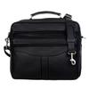 Large Men's Leather Bag Kaletnik Opoka Black