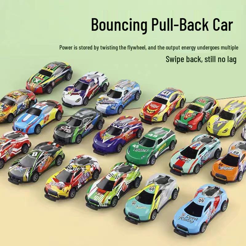 Educational Mini Pull-Back Toy Car for Kids – Racing Model, Ideal Gift for Boys & Kindergarten Students