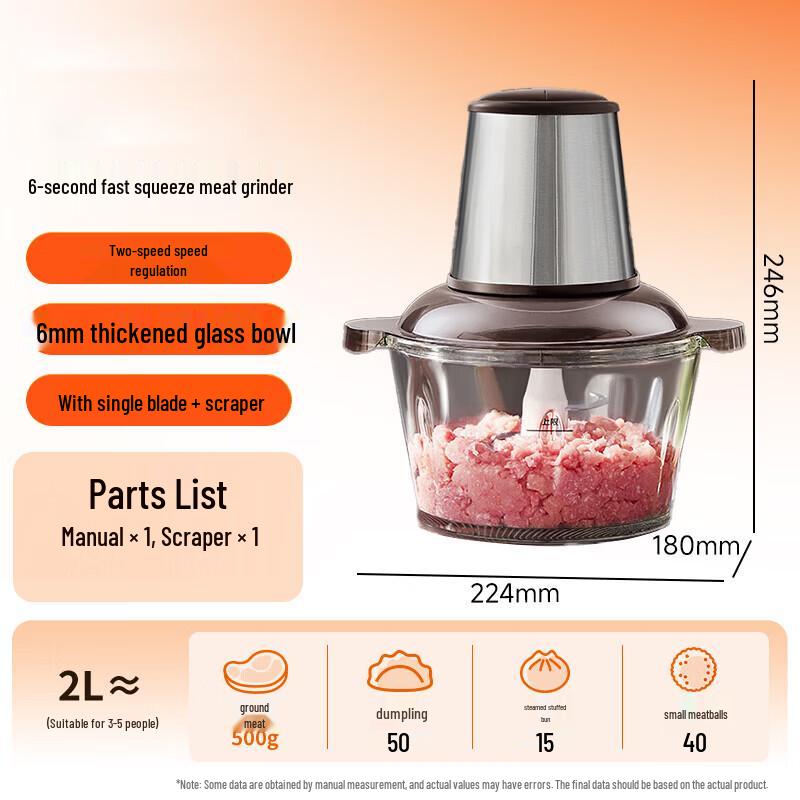 HUIHUADU Electric Garlic Chopper