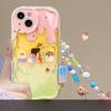 Applicable To Apple 14promax Mobile Phone Case IPhone 13/15 Creative Popsicle Three-dimensional Doll Chain 12 Transparent X
