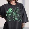Luna Moth Floral Graphic Tee, Neon Green Nature Lover Shirt and kids tshirt