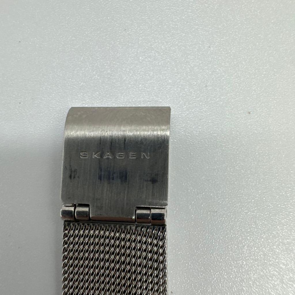 Used SKAGEN Watch Body Silver Mesh Belt