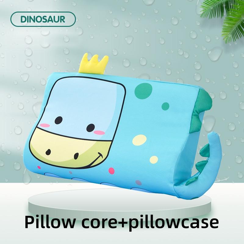 3-14 Years Kids Memory Foam Pillow Slow Rebound Soft Toddler Pillow Breathable Neck Pillow Washable Cover Support Sleep Pillows