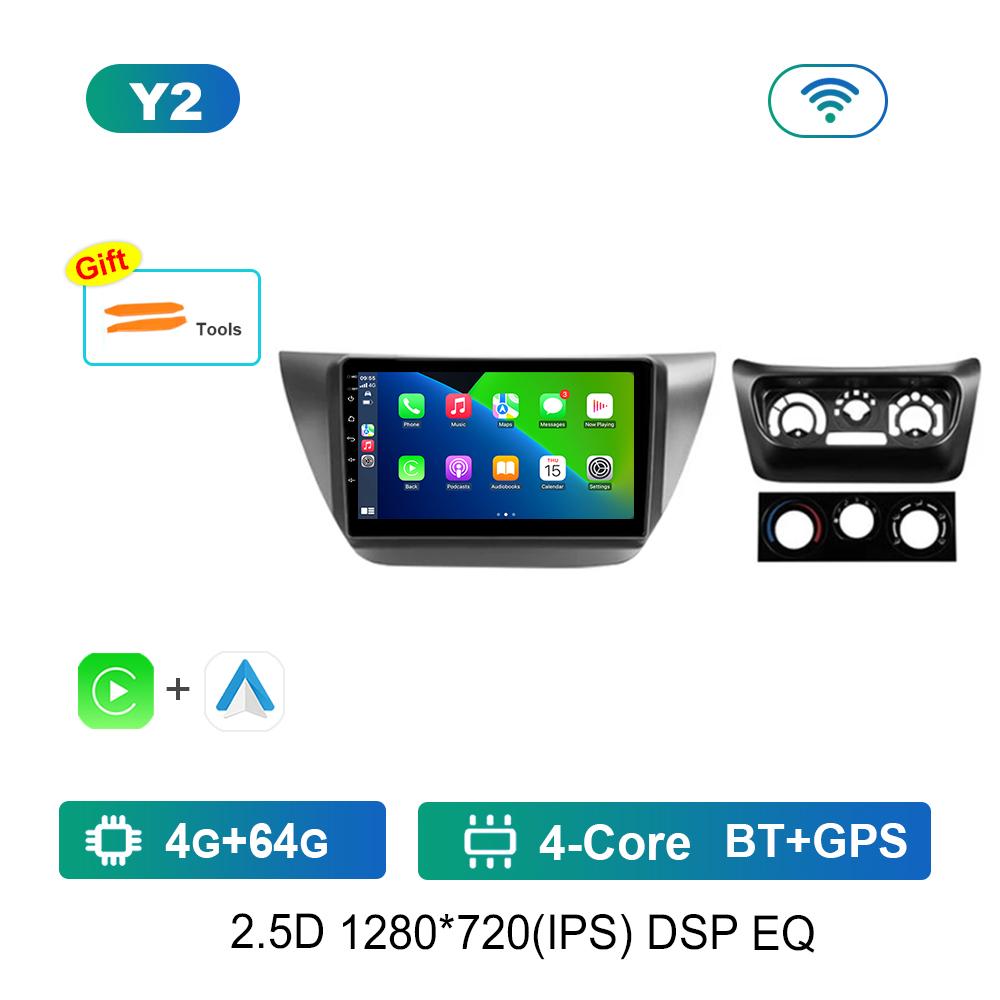 Car Radio Multimedia Player Android System for Mitsubishi Lancer 9 CS 2000 - 2010 DSP Stereo Navigation GPS IPS Touch Screen 4G