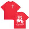 Christian Religious Jesus Forgive Them Father Bible Print T Shirts Men Women Casual Hot Sale T Shirt Retro Oversized Cotton Tees