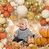 Bear Theme Nude Balloons Garland Orange White Sand Gold Confetti Balloon Birthday Party Baby Shower Wedding Decoration Globos