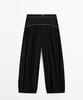 Masimodutti Contrast Fluid Pants