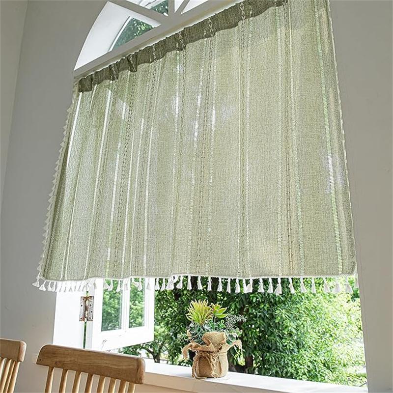 Home Door Curtain for Doorway, Light-filtering Privacy Curtain Bohemian Embroidered Curtain Decoration, Suitable for Temporary Room Dividers,