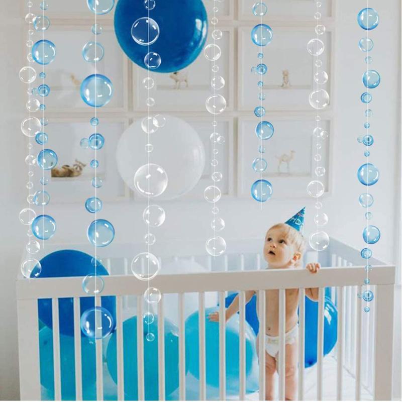 Household Decoration Fish Bubble Hanging String Multipurpose Birthday Party Hanging Colored Banners Decorations Supplies