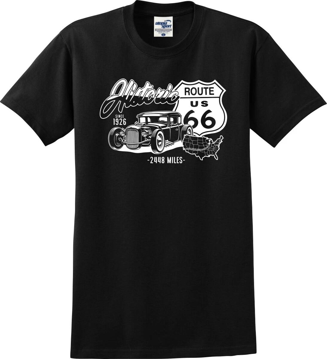Historic US Route 66 Since 1926 Unisex T shirt (S-5X) L