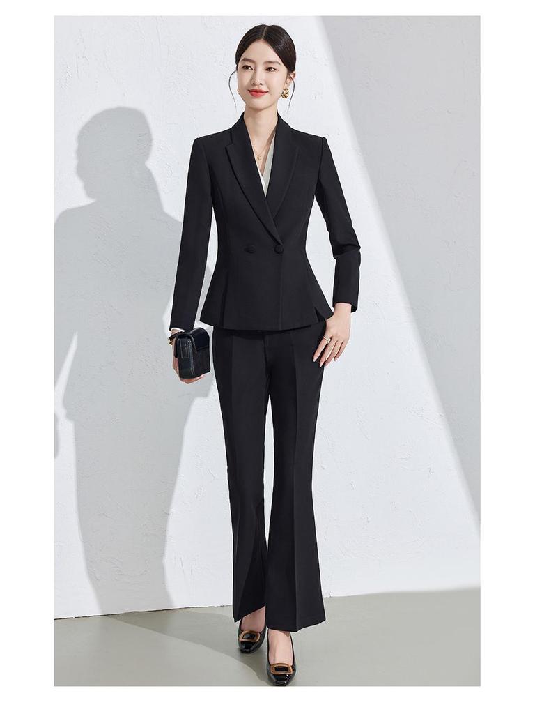 Women's Elegant High-End Suit Set for Formal Interviews and Events