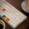 LCK Zeit Thema Niedrigprofil Tastenkappen Set PBT Custom Ultra-dünn Tastenkappe für Tastatur Original Büro Gaming Tastenkappe für Mechanische Tastatur