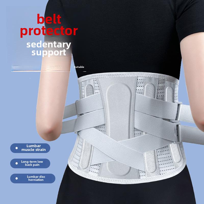 

Lumbar Support Belt with Steel Plate for Men and Women - Ideal for Herniated Disc Recovery and Abdominal Support. XXL