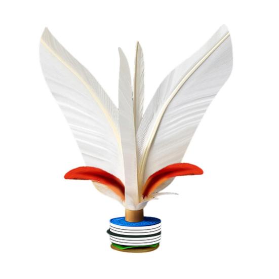 

1/2/5 шт. воланы с перьями легкие портативные утолщенные цветные перьевые воланы для отдыха на открытом воздухе Small 1pc