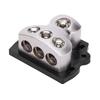 A03E-3-Way Power Distribution Block 1X0 Gauge In 3X4 Gauge Out Power Distribution Block For Car Audio Splitter