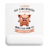 Mousepad The Coach Pig Character