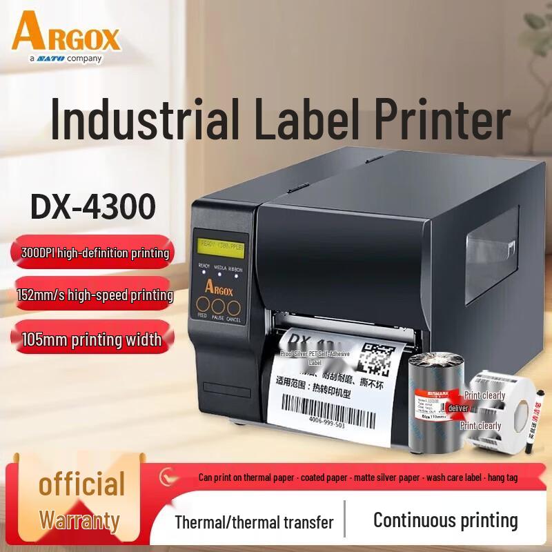 ARGOX DX-4300 Thermal Transfer Barcode Label Printer