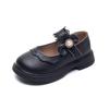 Spring and Autumn New Girls' Leather Shoes Lace Bow Versatile Single-Layer Shoes