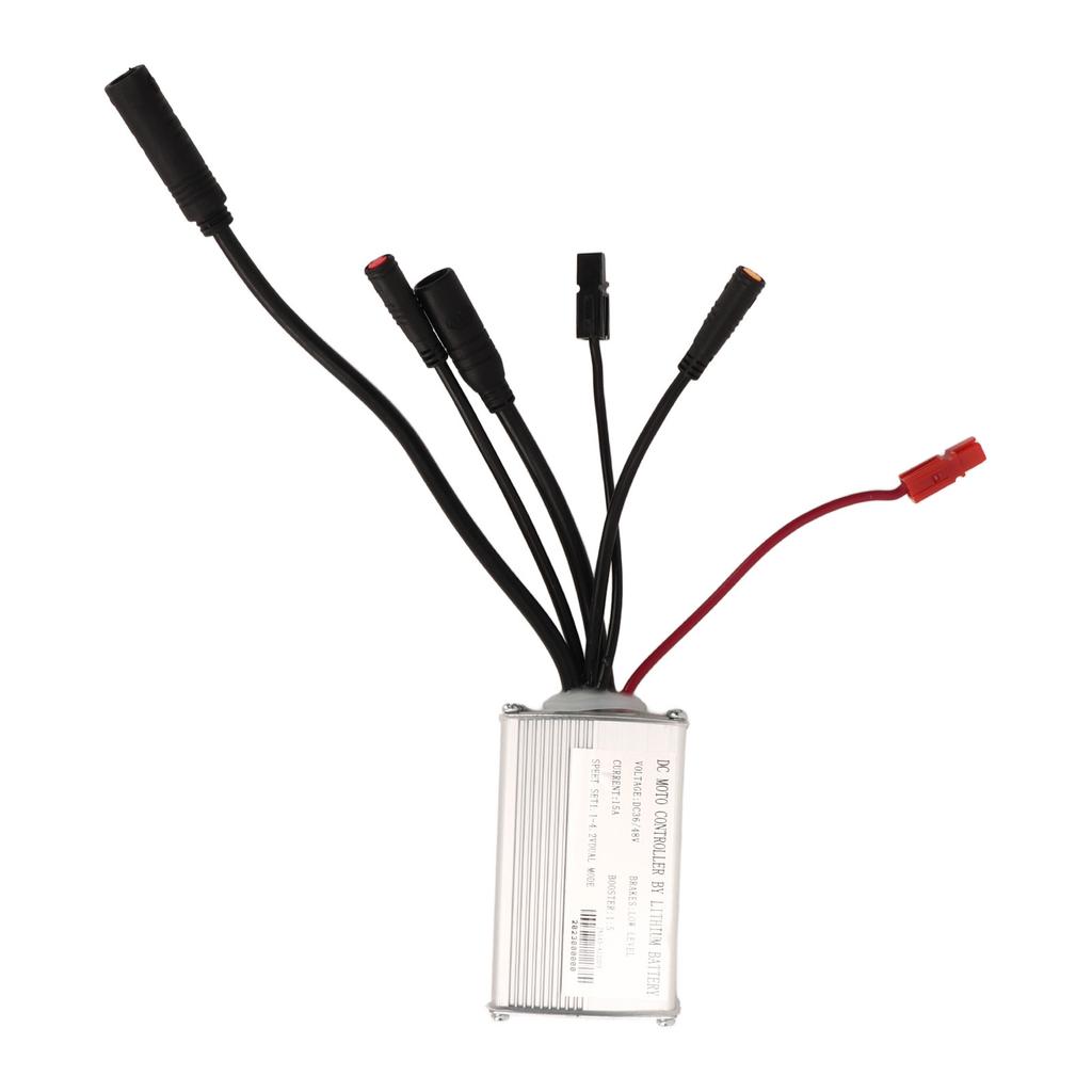 Fahrradcontroller mit S866 Display 36V 48V 15A 250W 350W Motorcontroller Metallgehäuse Wasserdichtes Fahrrad Umbausatz für DIY Elektroroller